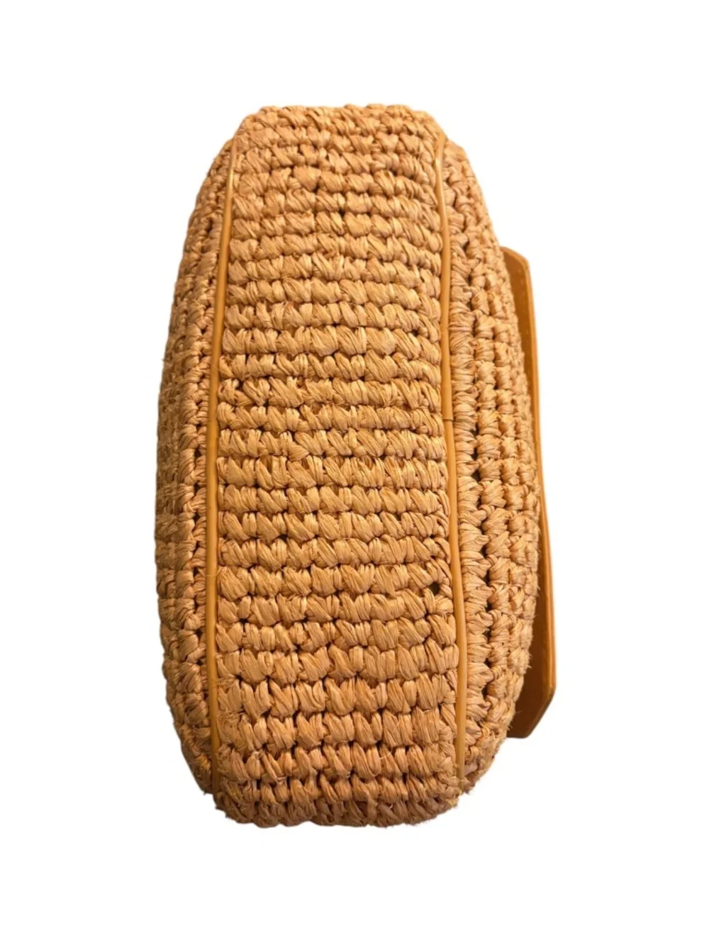 Tory Burch Straw Turnlock Mini Crossbody Bag with Tags